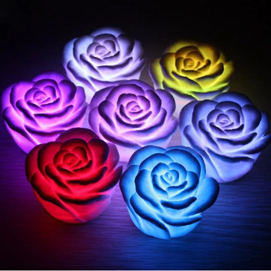 LED Rose Night Light