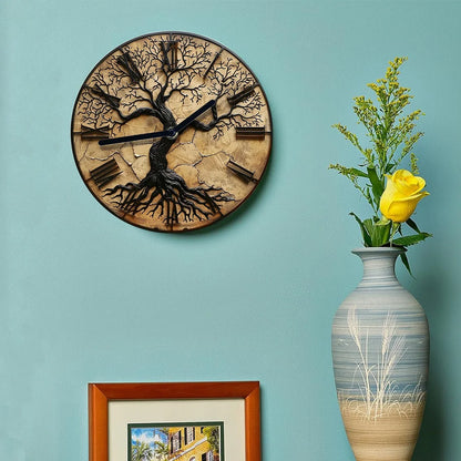 Silent Elegant Tree of Life Clock