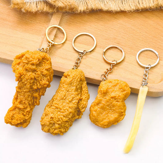 Fried Chicken/Chip Keyring