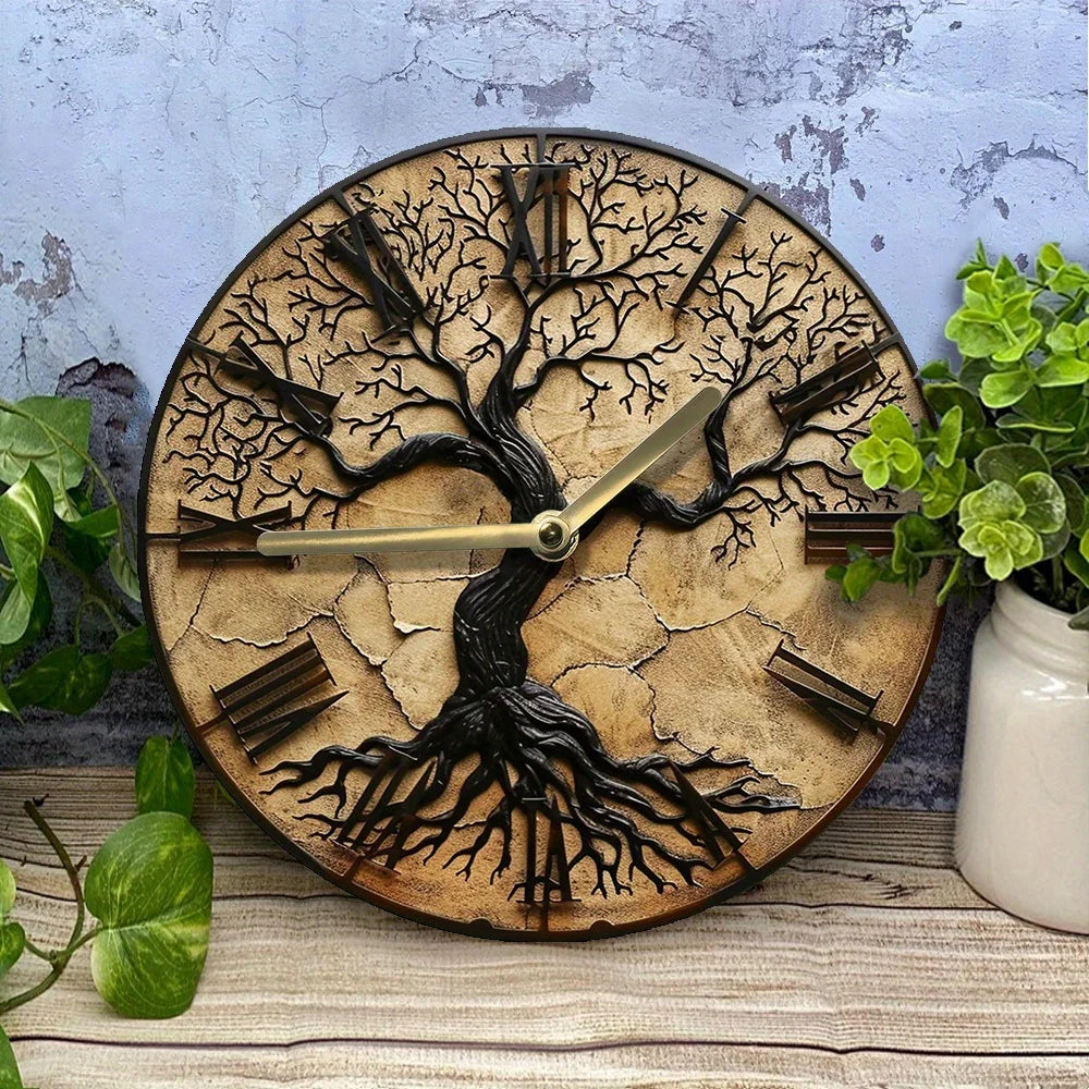 Silent Elegant Tree of Life Clock