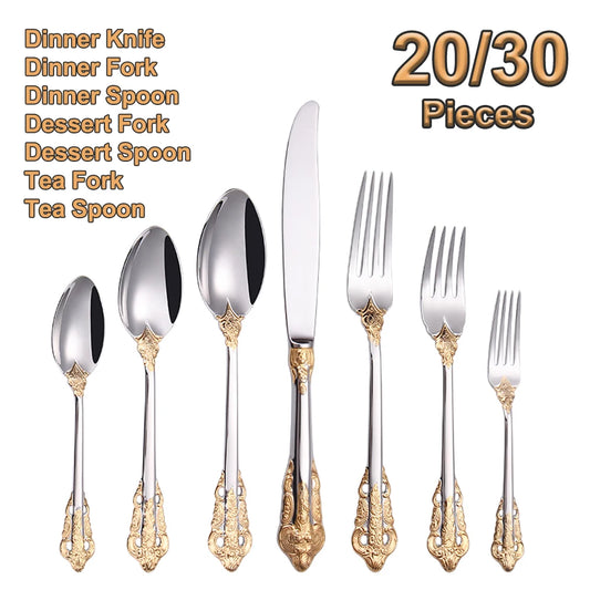 Luxary Detailed Cutlery Set