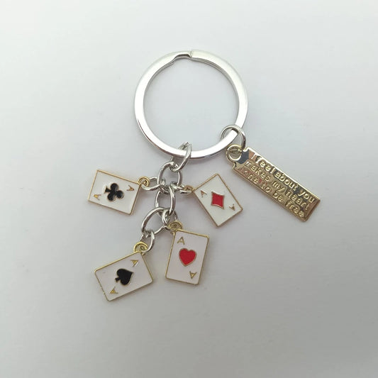 Aces Keyring