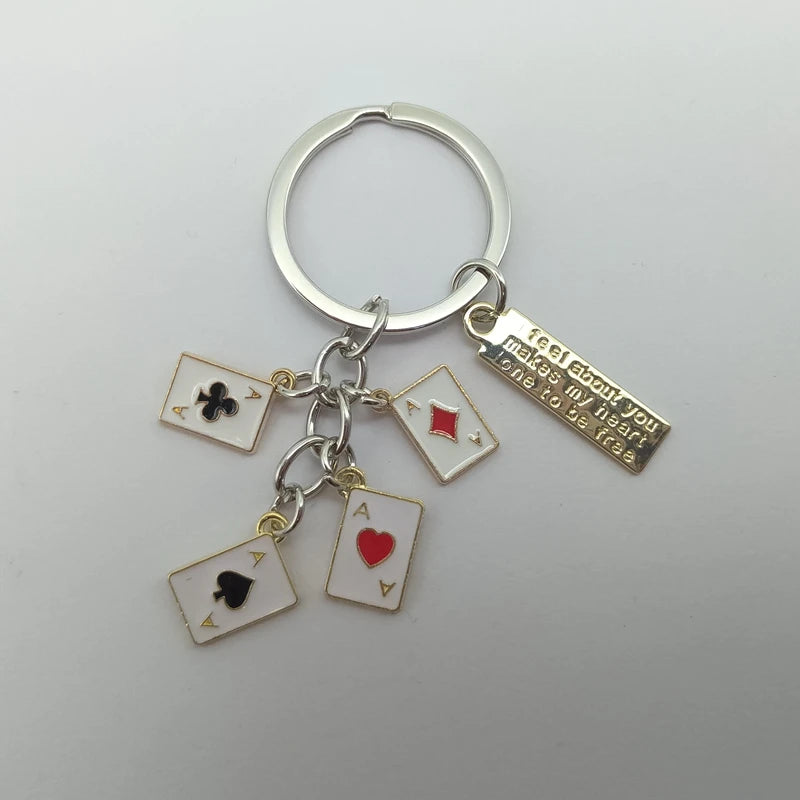 Aces Keyring