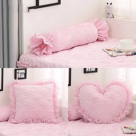 Candy Pink Square/Heart/Roll Pillow