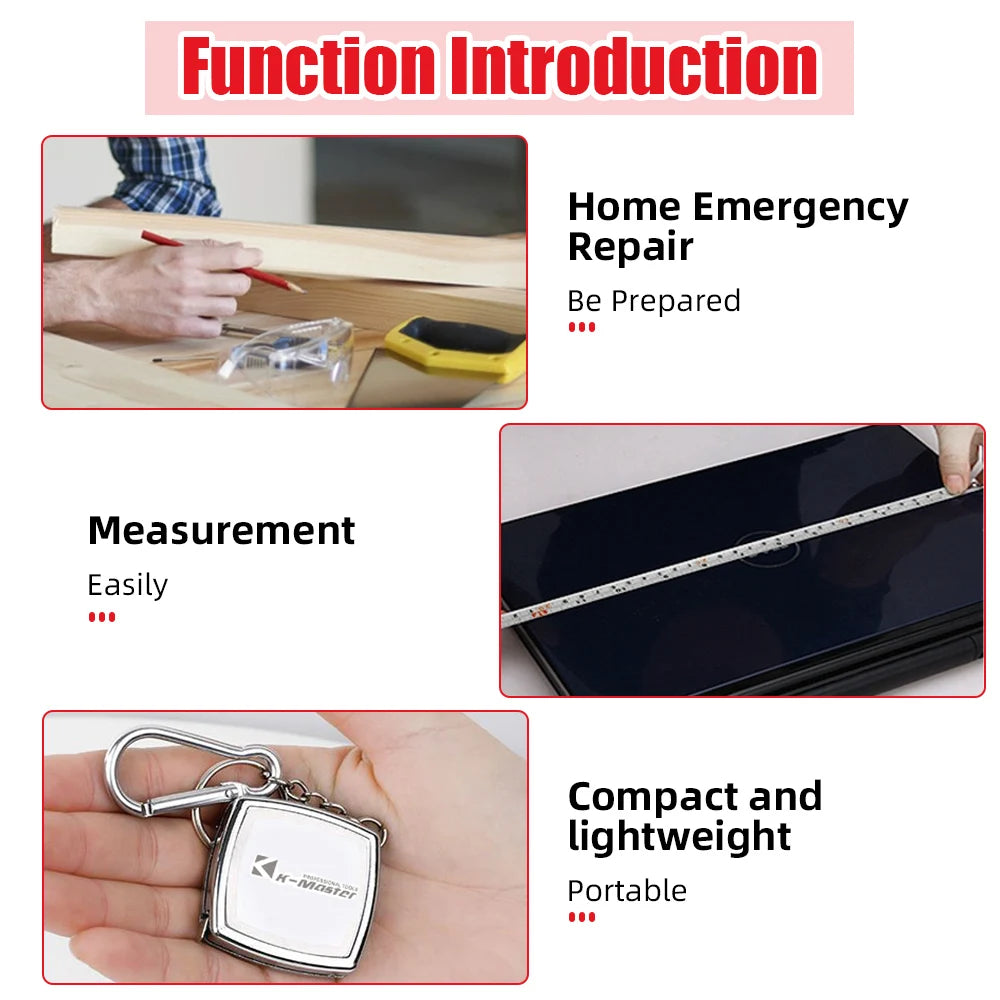 Measuring Tape Keyring