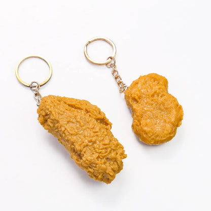 Fried Chicken/Chip Keyring